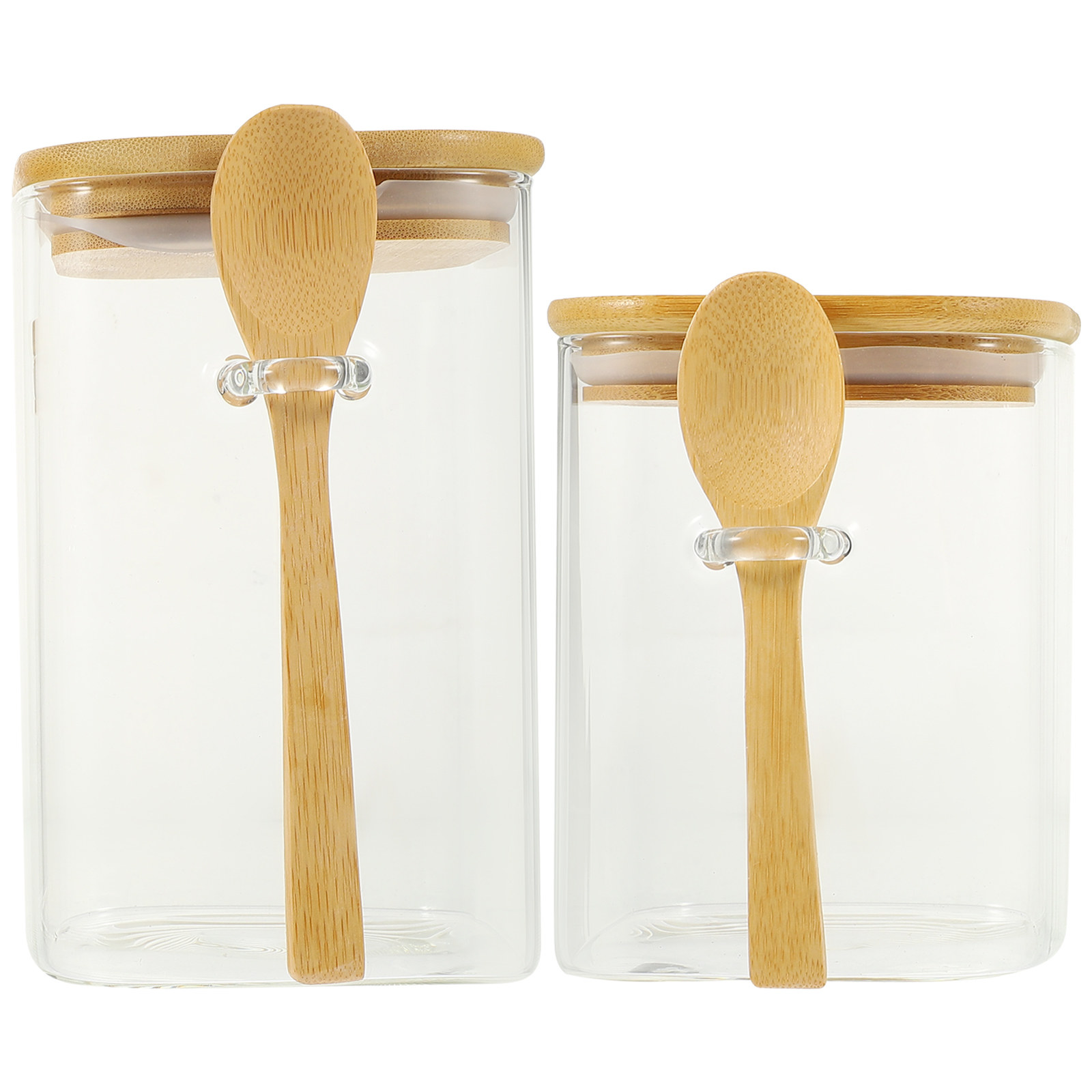 Coffee Tea Sugar - 2Sets Airtight Coffee Bean Storage Containers