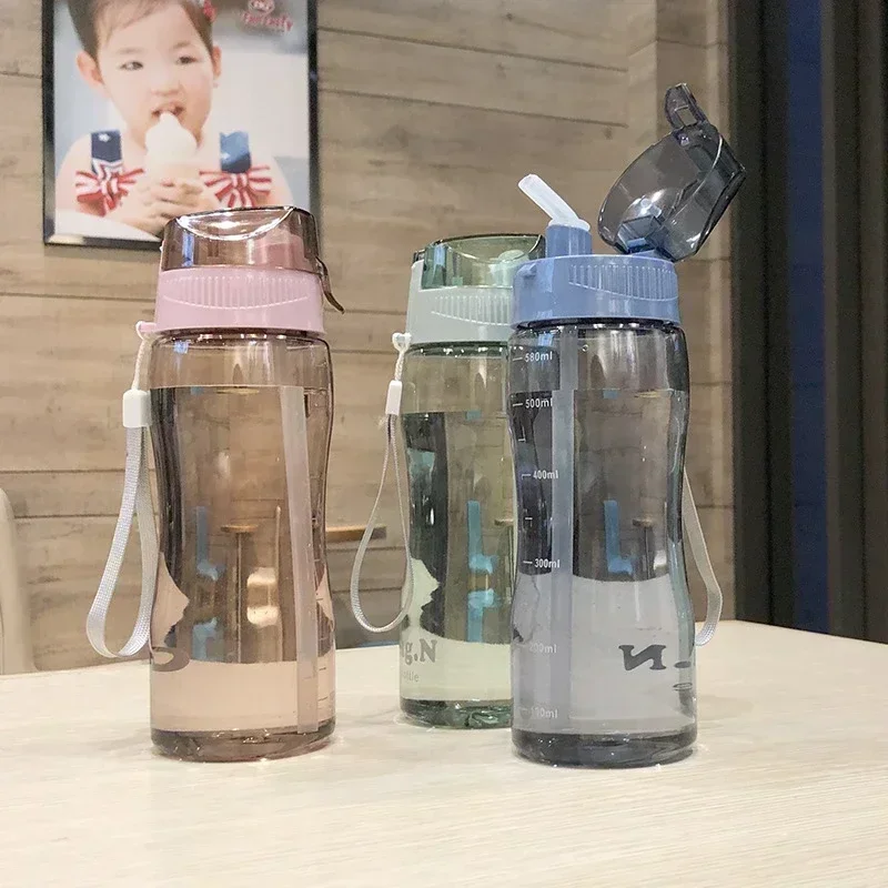 Coffee Tea Equipment - 580ml Plastic Water Bottle For Drinking