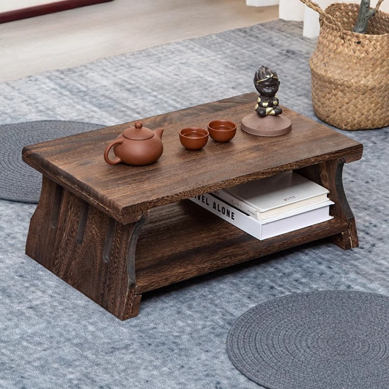 Coffee Tea Stand - Japanese Tea Table Solid Wood Tatami