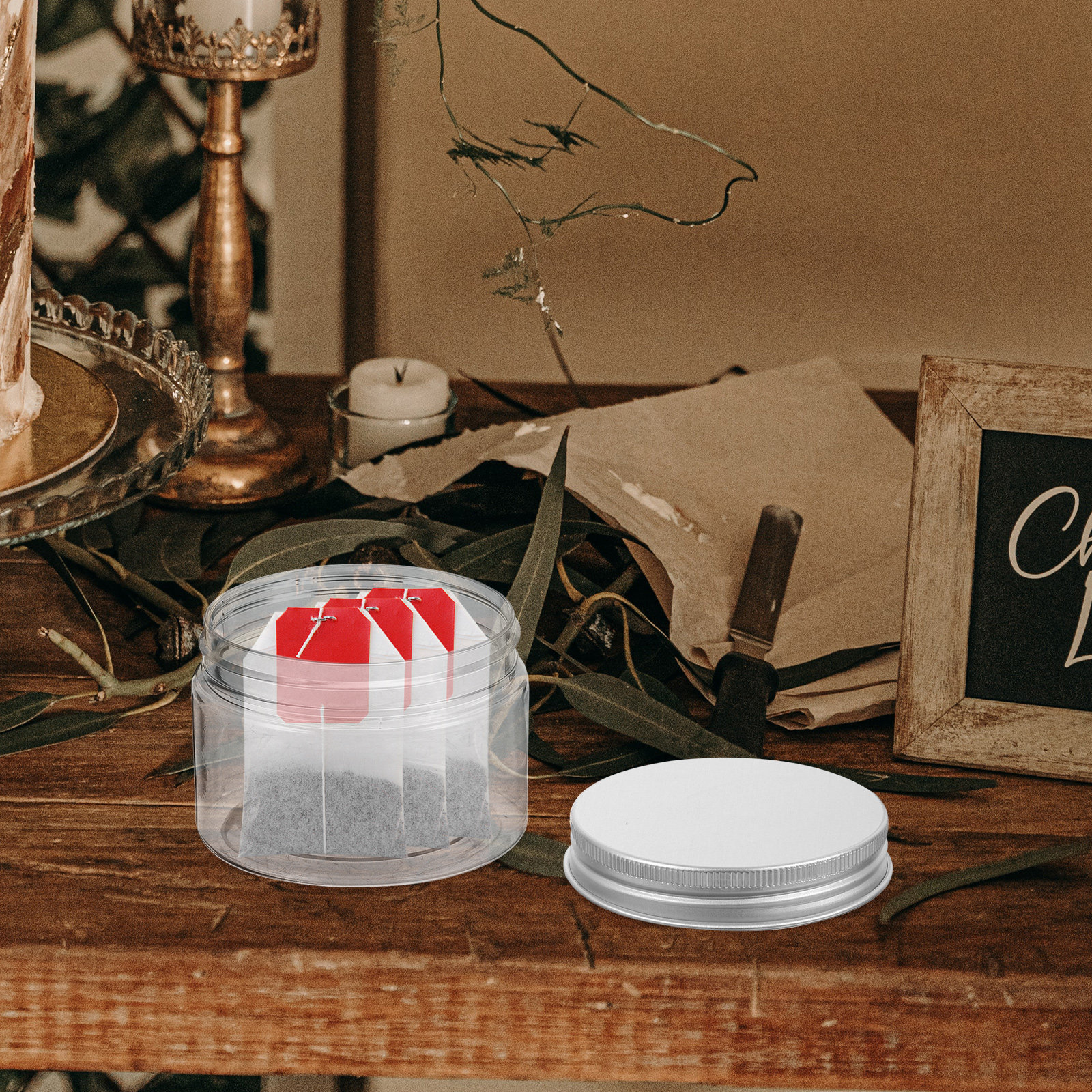 Coffee Tea Sugar - 10Pcs Storage Jars Food Storage Container