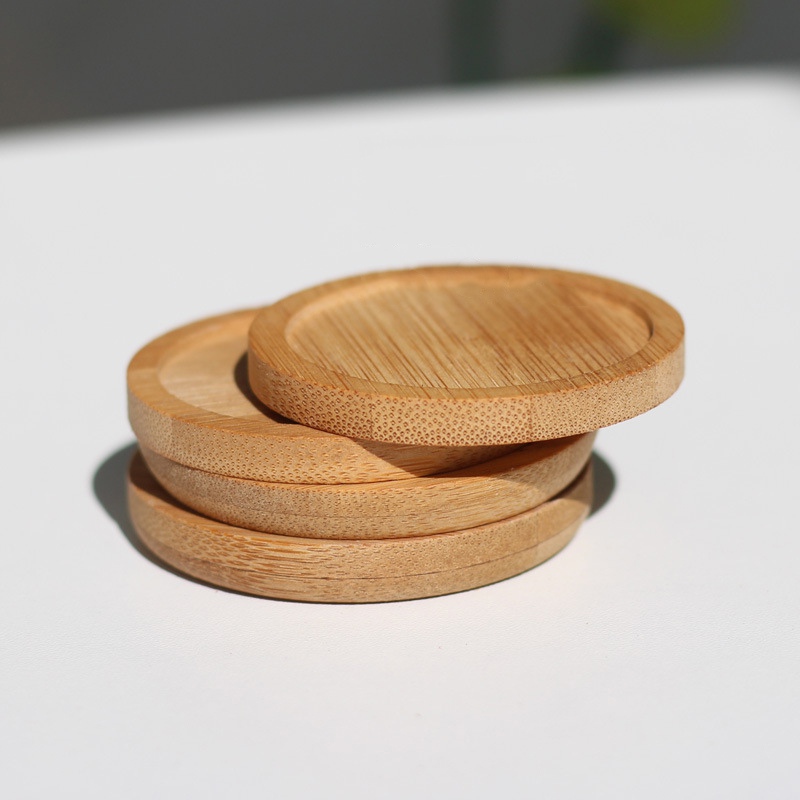 Heat Insulation Bamboo Coaster - Coffee Tea Stand 评论和价格