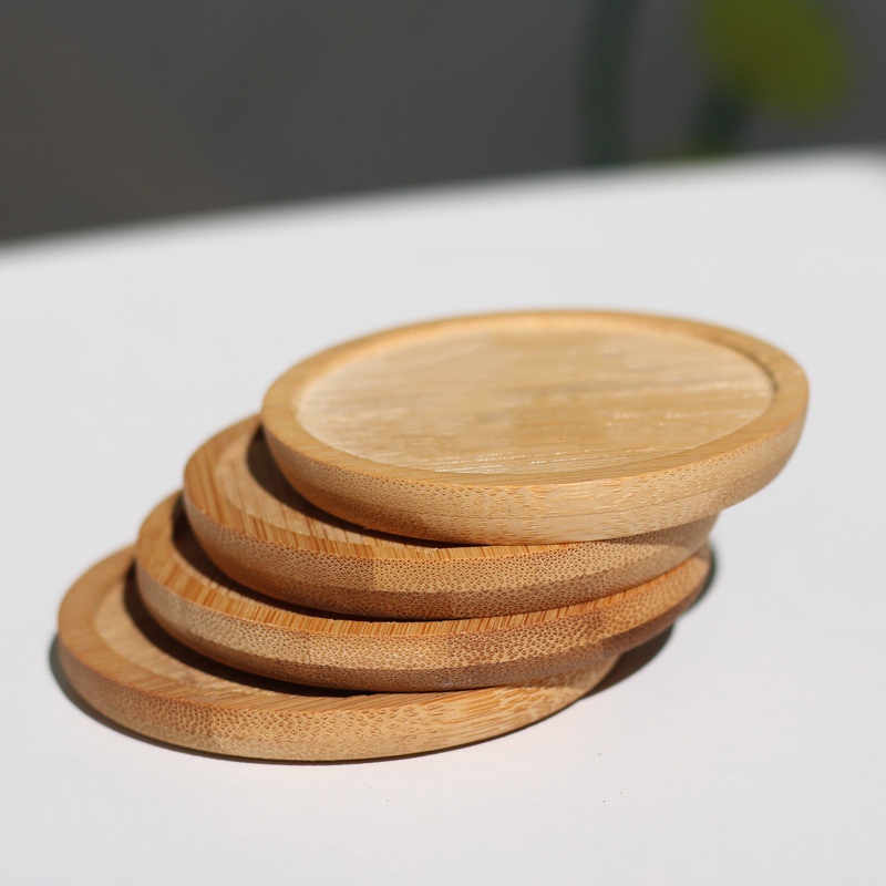Heat Insulation Bamboo Coaster - Coffee Tea Stand 评论和价格