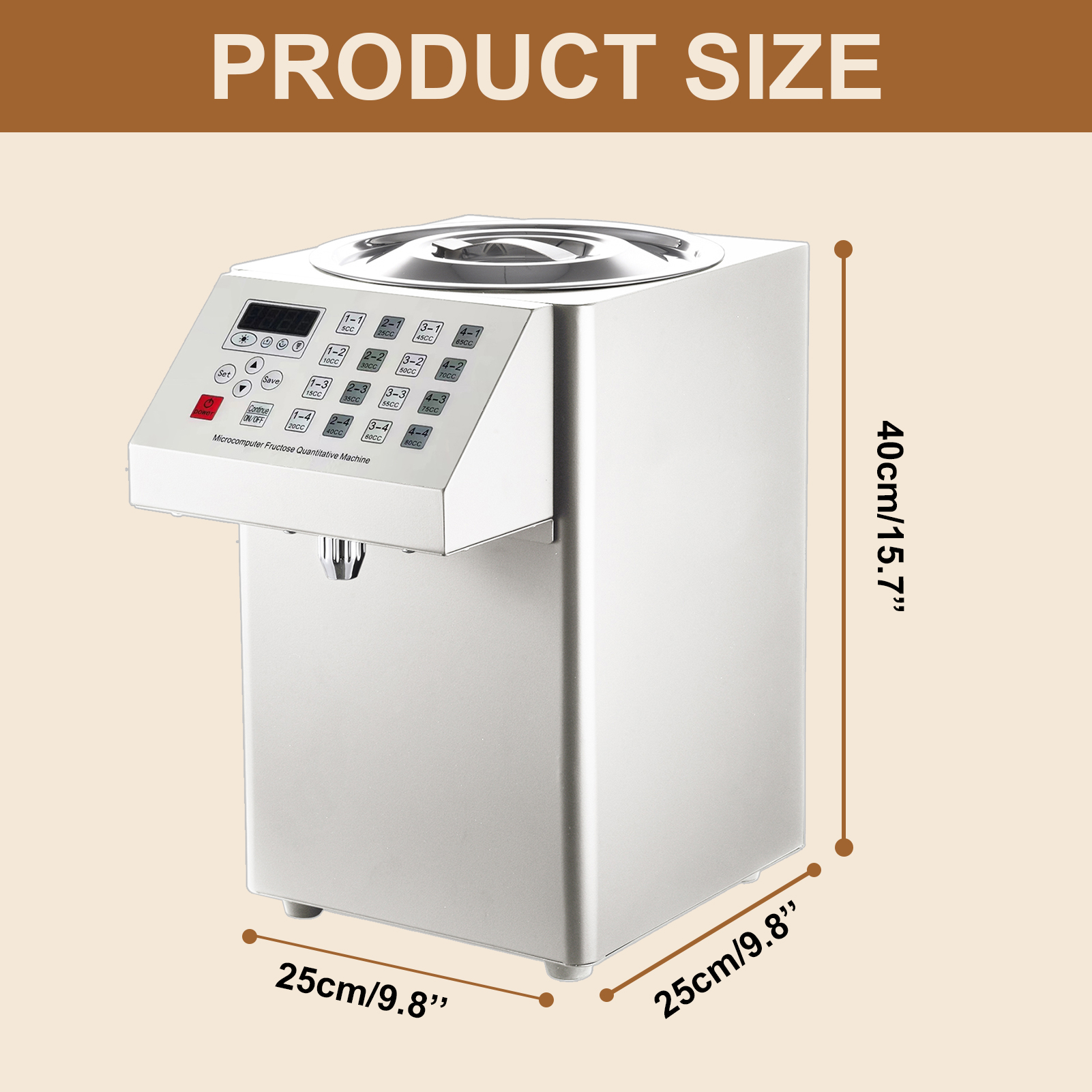 Automatic Fructose Dispenser E - Coffee Tea Sugar 评论和价格