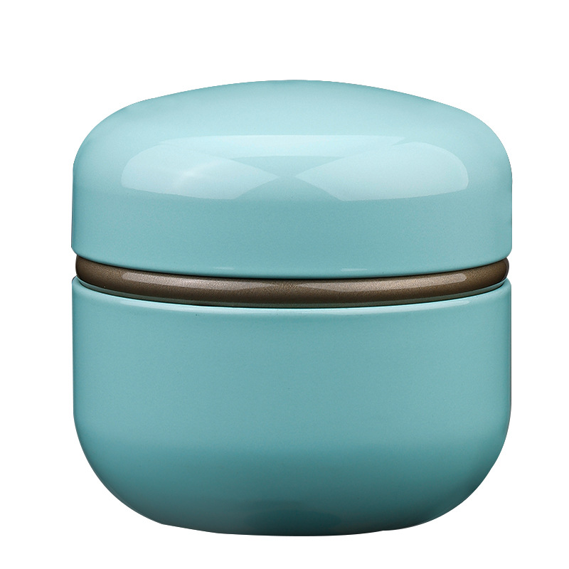 50g Electroplated Tinplate Tea - Tea Coffee Sugar Container 评论和价格