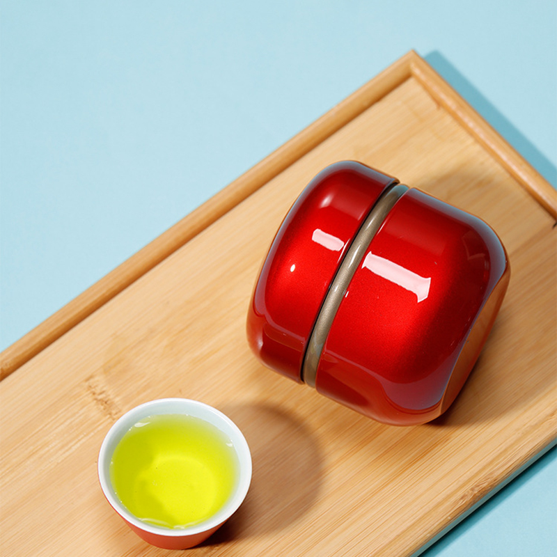 50g Electroplated Tinplate Tea - Tea Coffee Sugar Container 评论和价格