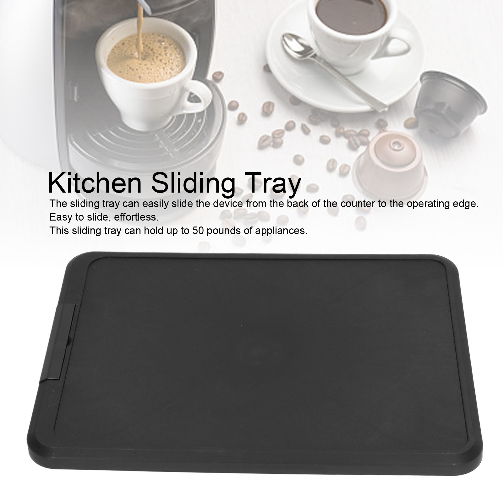 Kitchen Appliance Sliding Tray - Coffee & Tea Haus 评论和价格