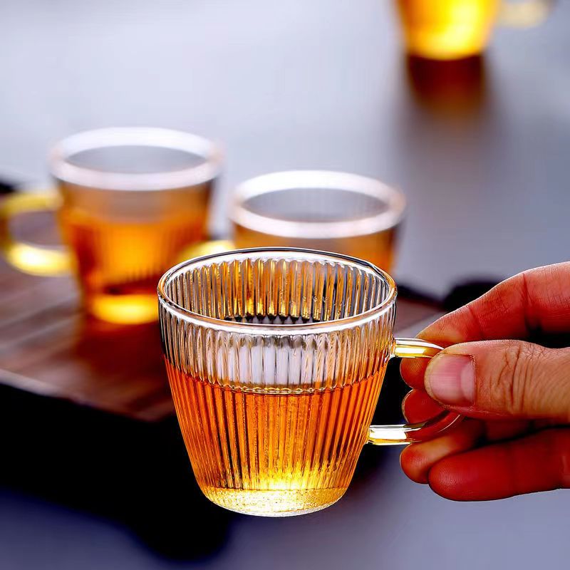 Glass Tea Cups small Cups Home - Tea Coffee Pot Set 评论和价格