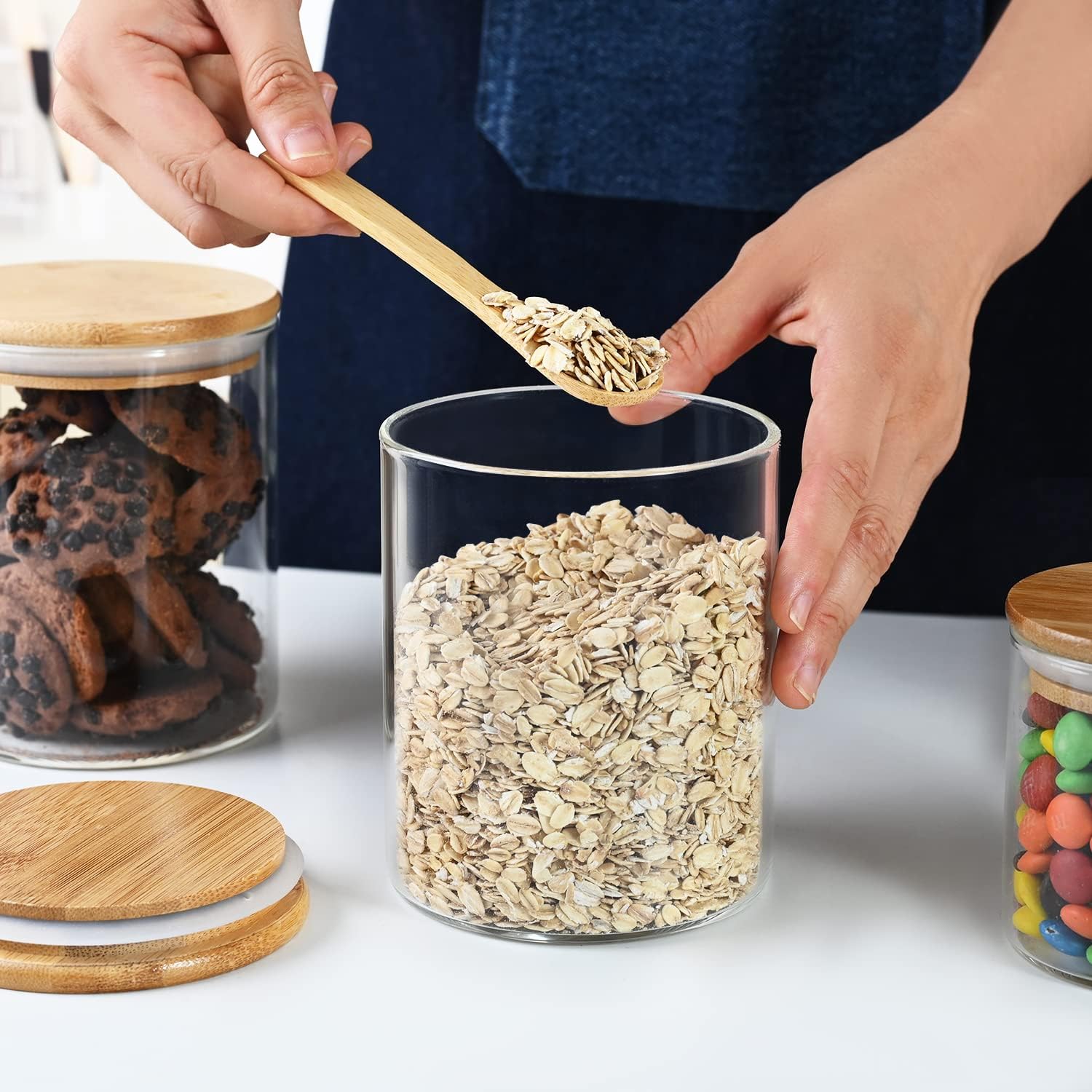umieo Glass Food Storage Conta - Coffee Tea Sugar 评论和价格