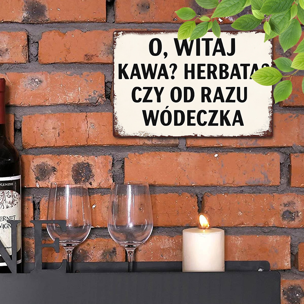 Polish Funny Quote Oh Welcome  - Coffee And Tea Quotes Funny 评论和价格