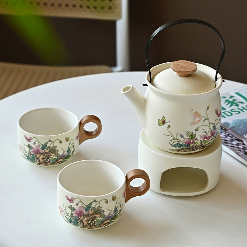 warm tea stove surrounding sto - Tea Coffee Pot Set 评论和价格