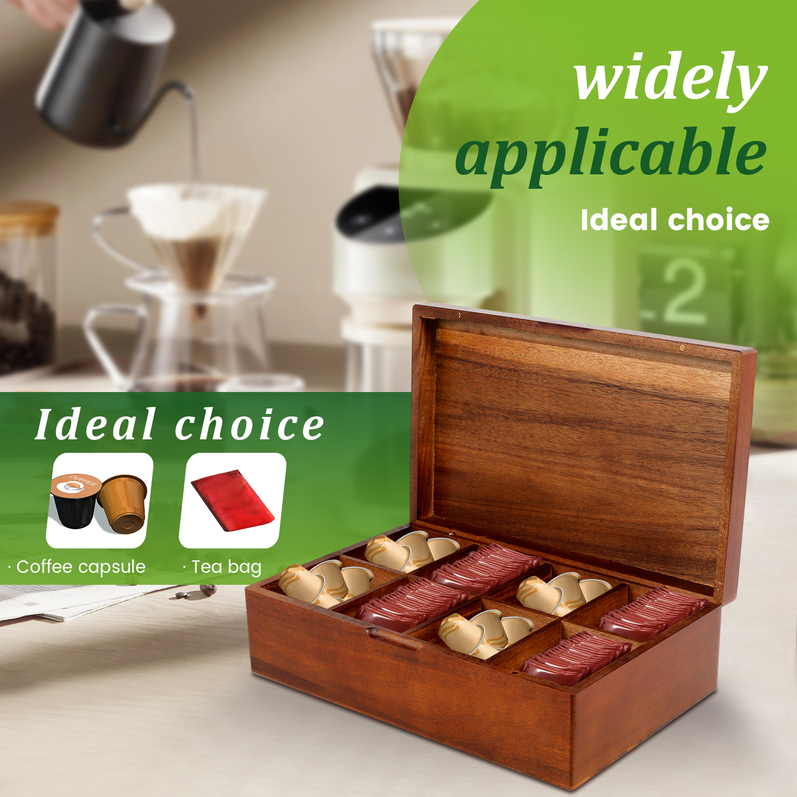 Tea Box Storage Hotel Tea Bag  - Coffee Tea Sugar 评论和价格