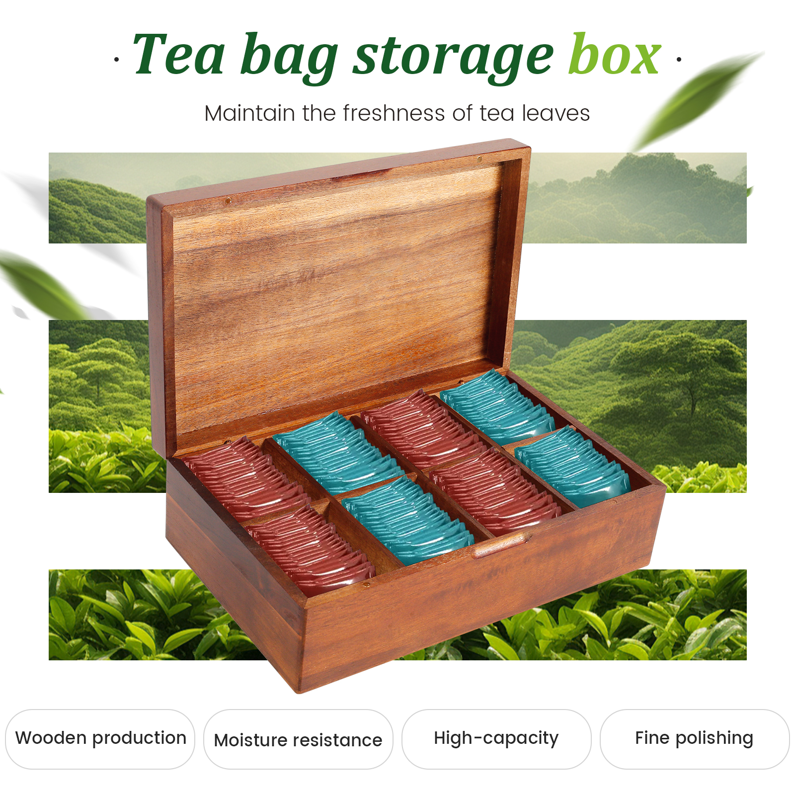 Tea Box Storage Hotel Tea Bag  - Coffee Tea Sugar 评论和价格