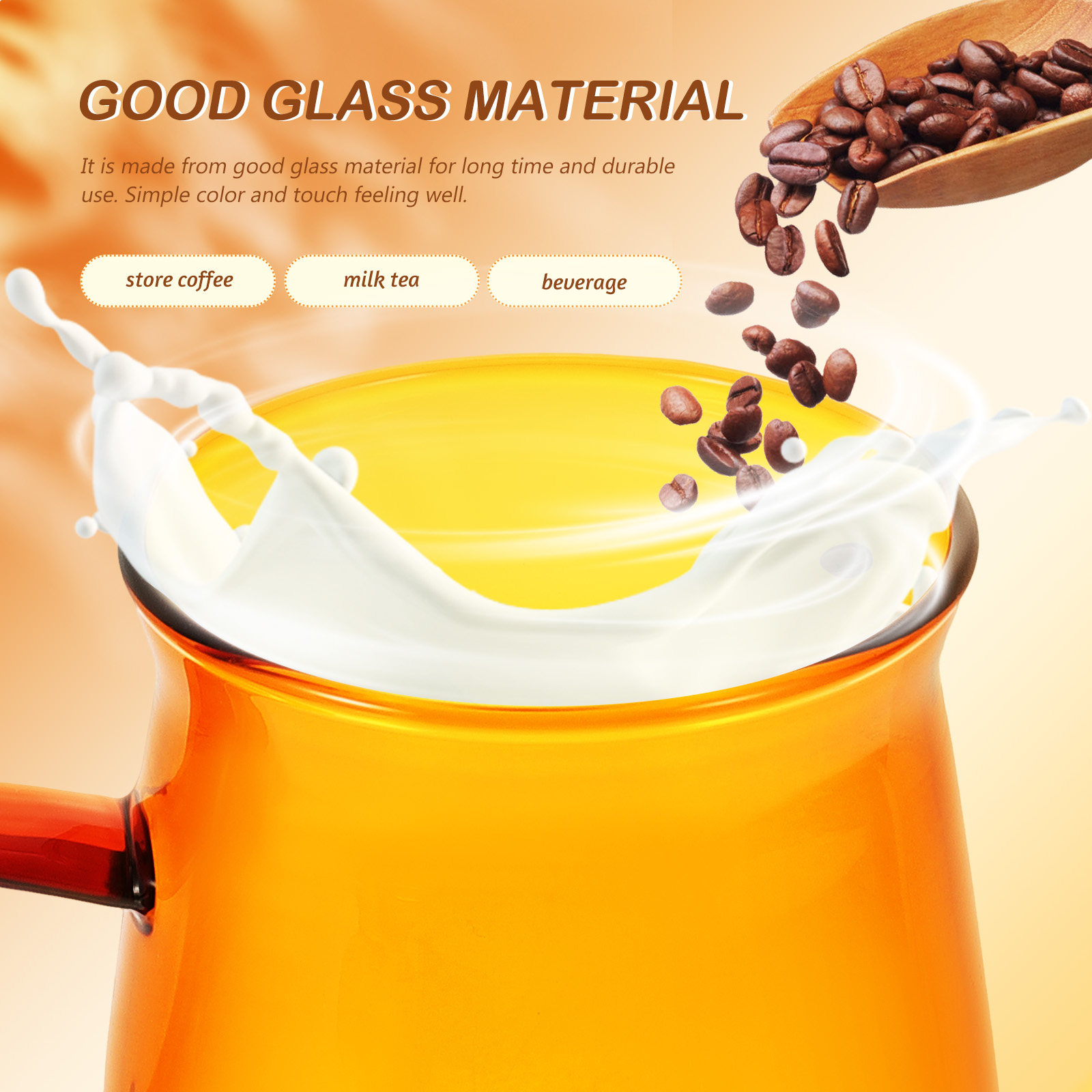 1Set Glass Coffee Cup and Sauc - Water Tea And Coffee 评论和价格