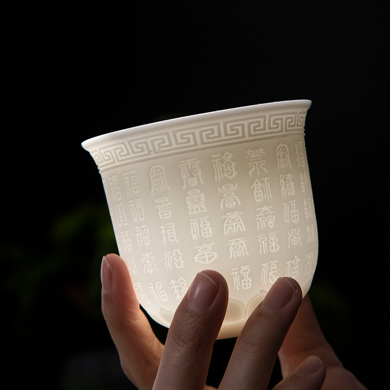150ml Teacup Jade White Porcel - Coffee Tea Stand 评论和价格