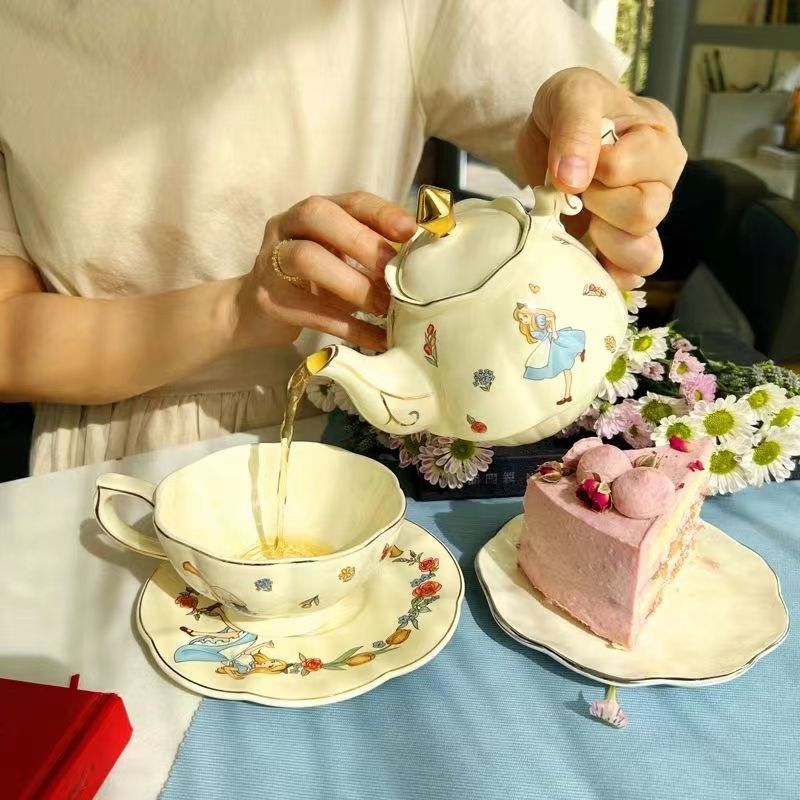 Alice Ceramic Tea and Coffee S - Coffee Tea Gift Set 评论和价格