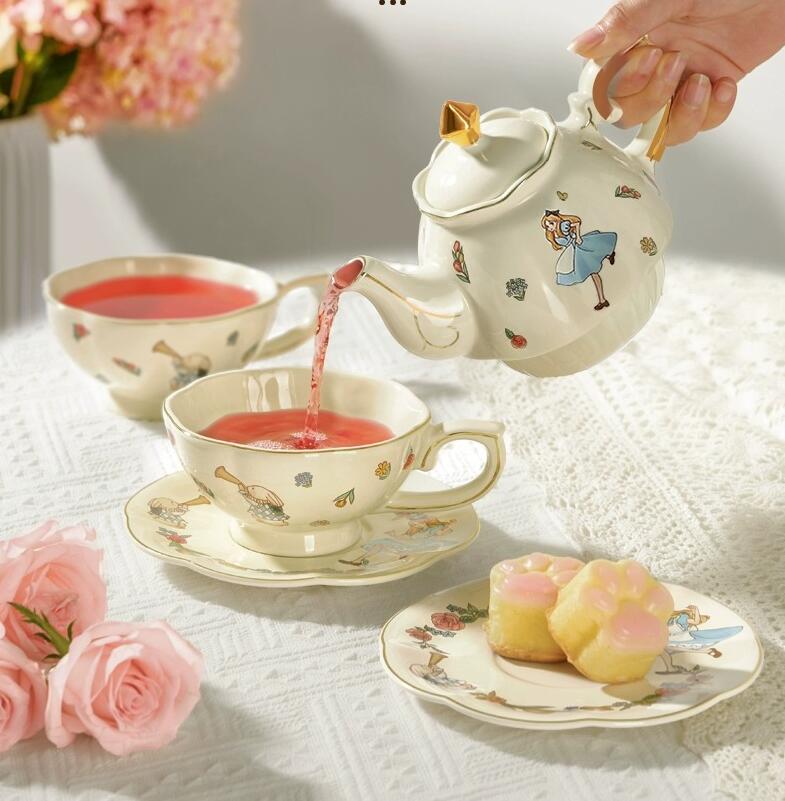 Alice Ceramic Tea and Coffee S - Coffee Tea Gift Set 评论和价格
