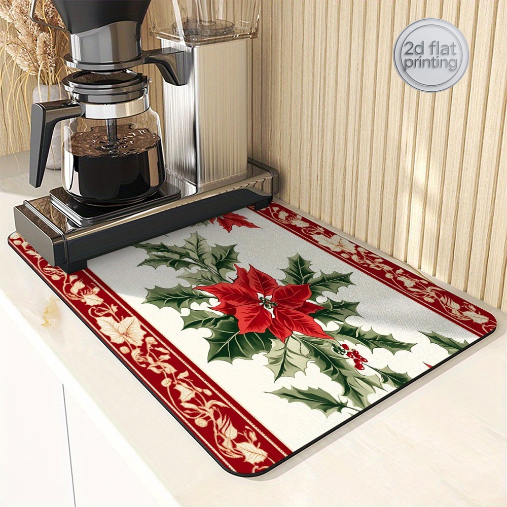 1pc Christmas Poinsettia Holly - Tea Coffee Utensils 评论和价格