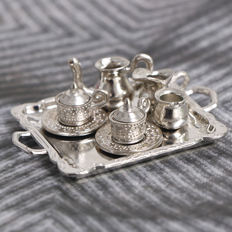 10pcs/Set 1/12 Dollhouse Minia - Coffee Tea Gift Set 评论和价格