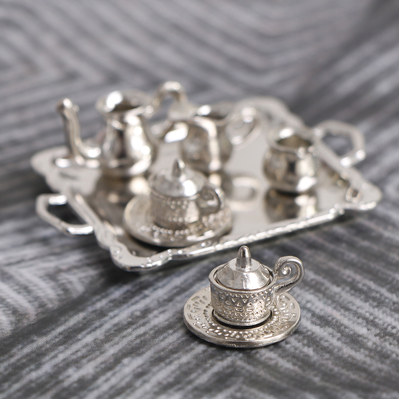 10pcs/Set 1/12 Dollhouse Minia - Coffee Tea Gift Set 评论和价格