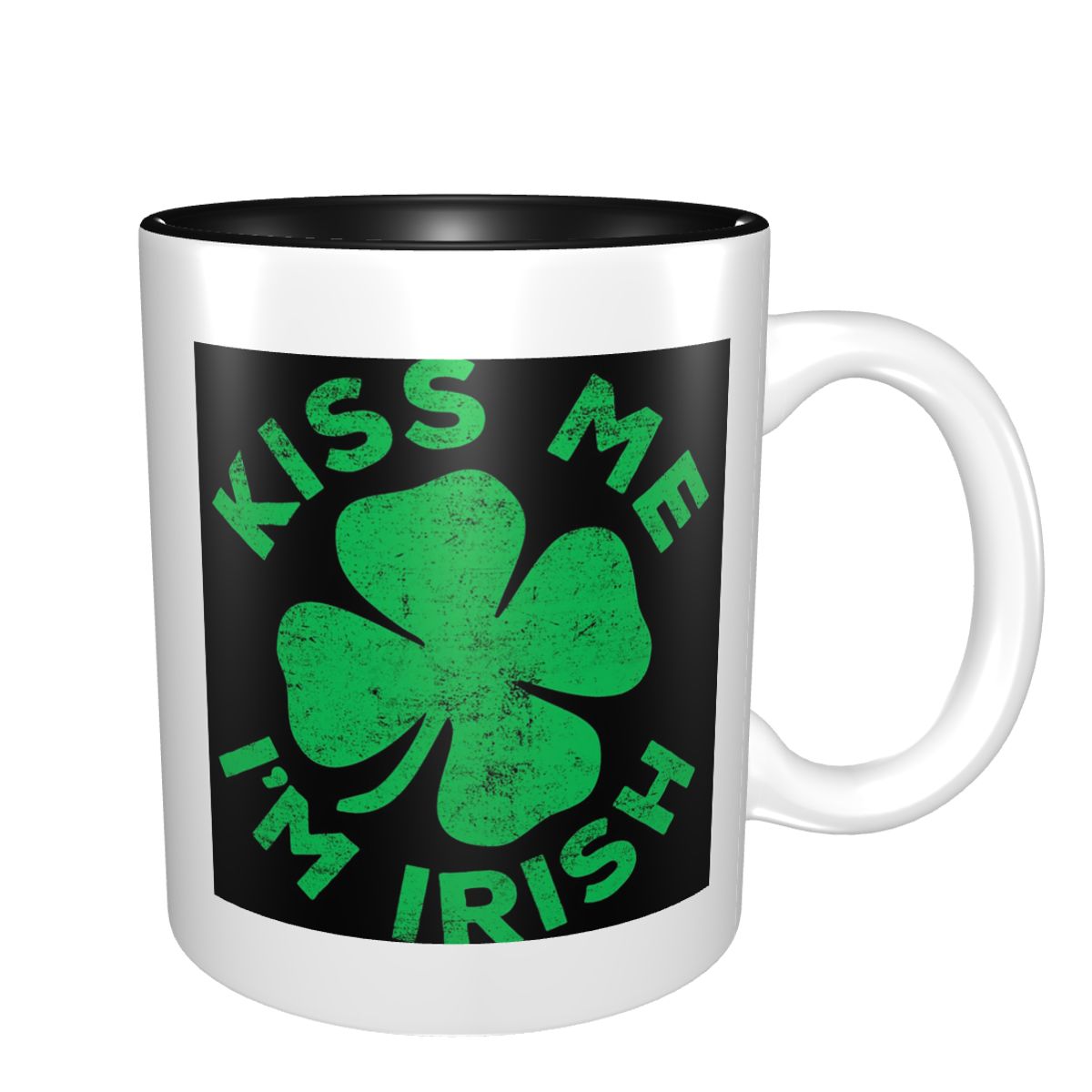 Kiss Me I'm Irish Mug Funny Ce - Coffee Tea Me 评论和价格
