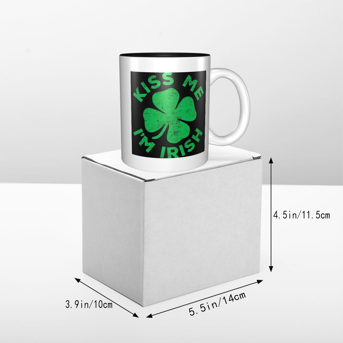 Kiss Me I'm Irish Mug Funny Ce - Coffee Tea Me 评论和价格