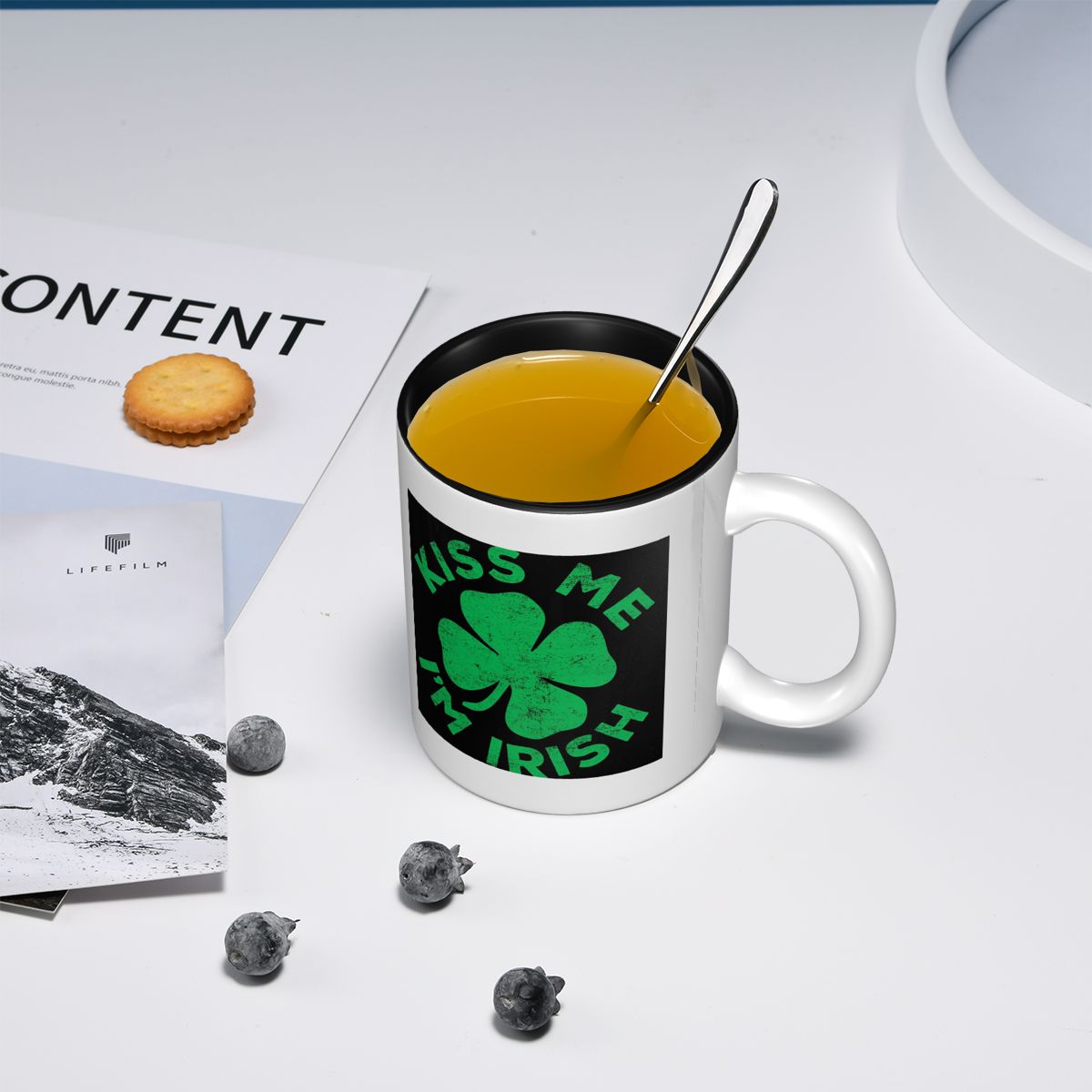 Kiss Me I'm Irish Mug Funny Ce - Coffee Tea Me 评论和价格
