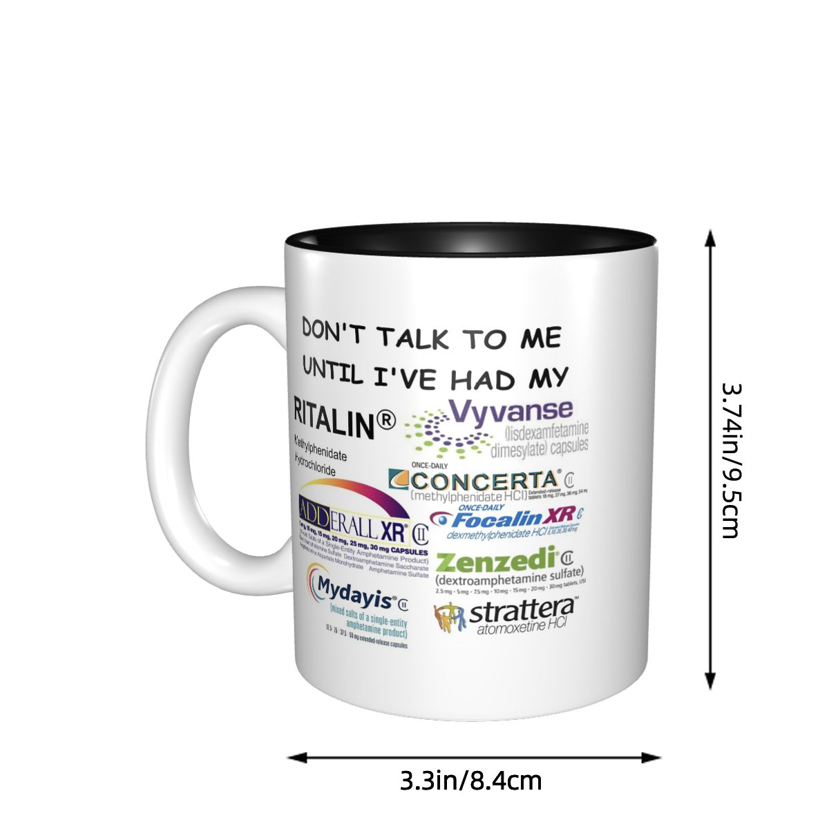 Dont Talk To Me Mug Funny Cera - Coffee Tea Me 评论和价格
