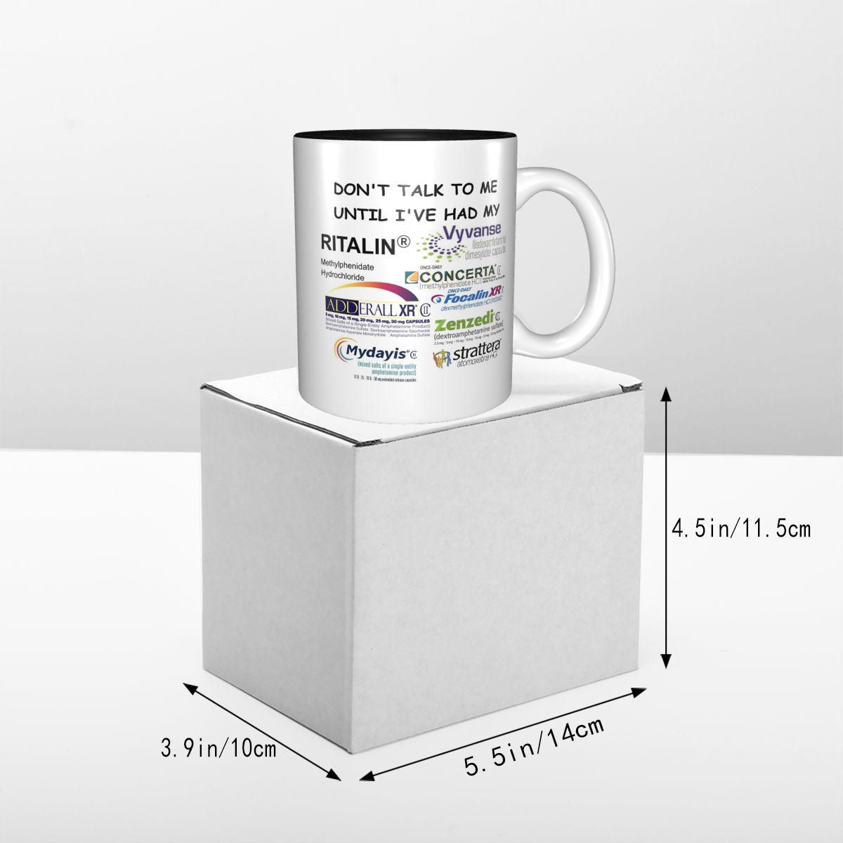 Dont Talk To Me Mug Funny Cera - Coffee Tea Me 评论和价格