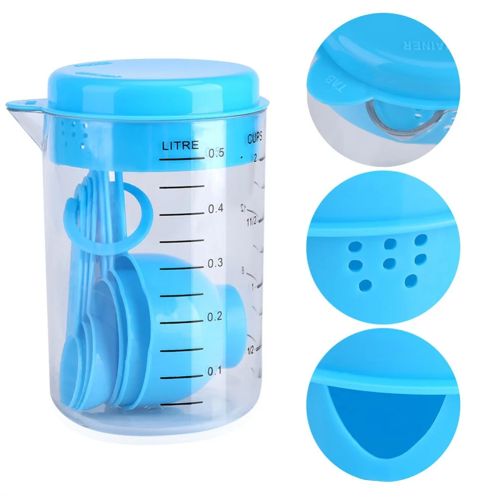 7 Pieces / Set Plastic Measuri - Tea Coffee Utensils 评论和价格