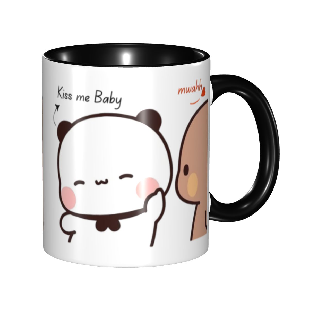 Personalized Kiss Me Baby Mwah - Coffee Tea Me 评论和价格