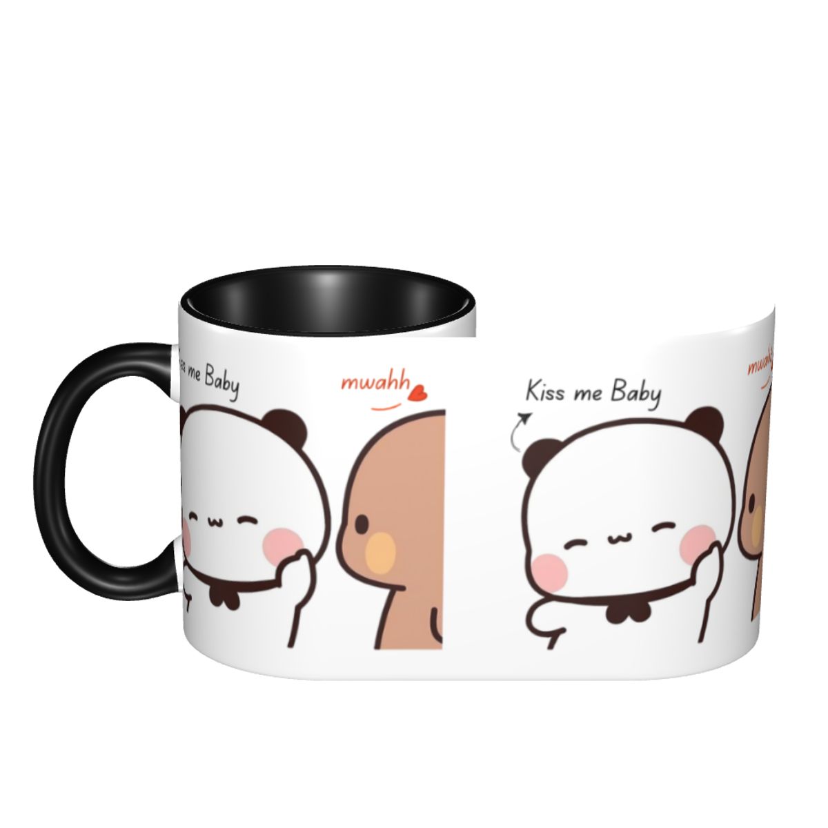 Personalized Kiss Me Baby Mwah - Coffee Tea Me 评论和价格