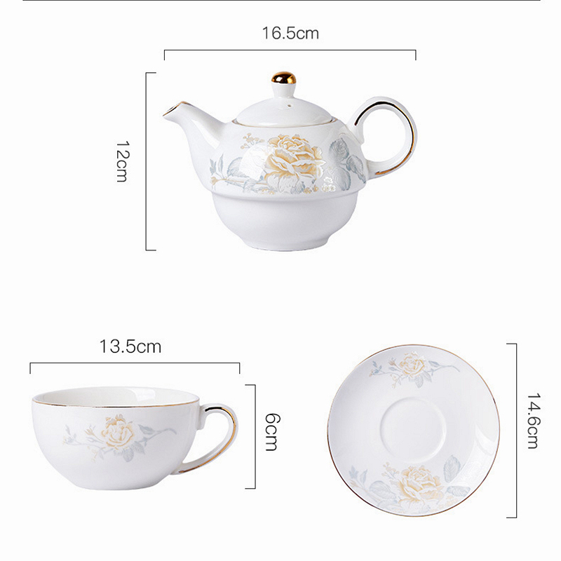 480ml Ceramic Tea for One Set  - Coffee Tea Gift Set 评论和价格