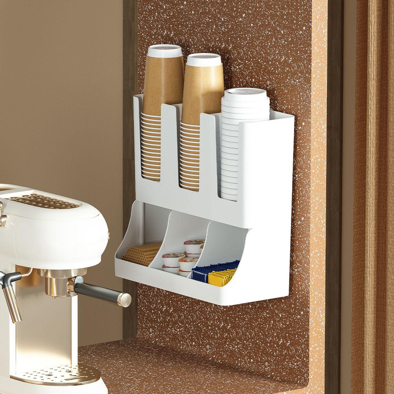Cup Storage Organizer Multifun - Coffee Tea Lounge 评论和价格