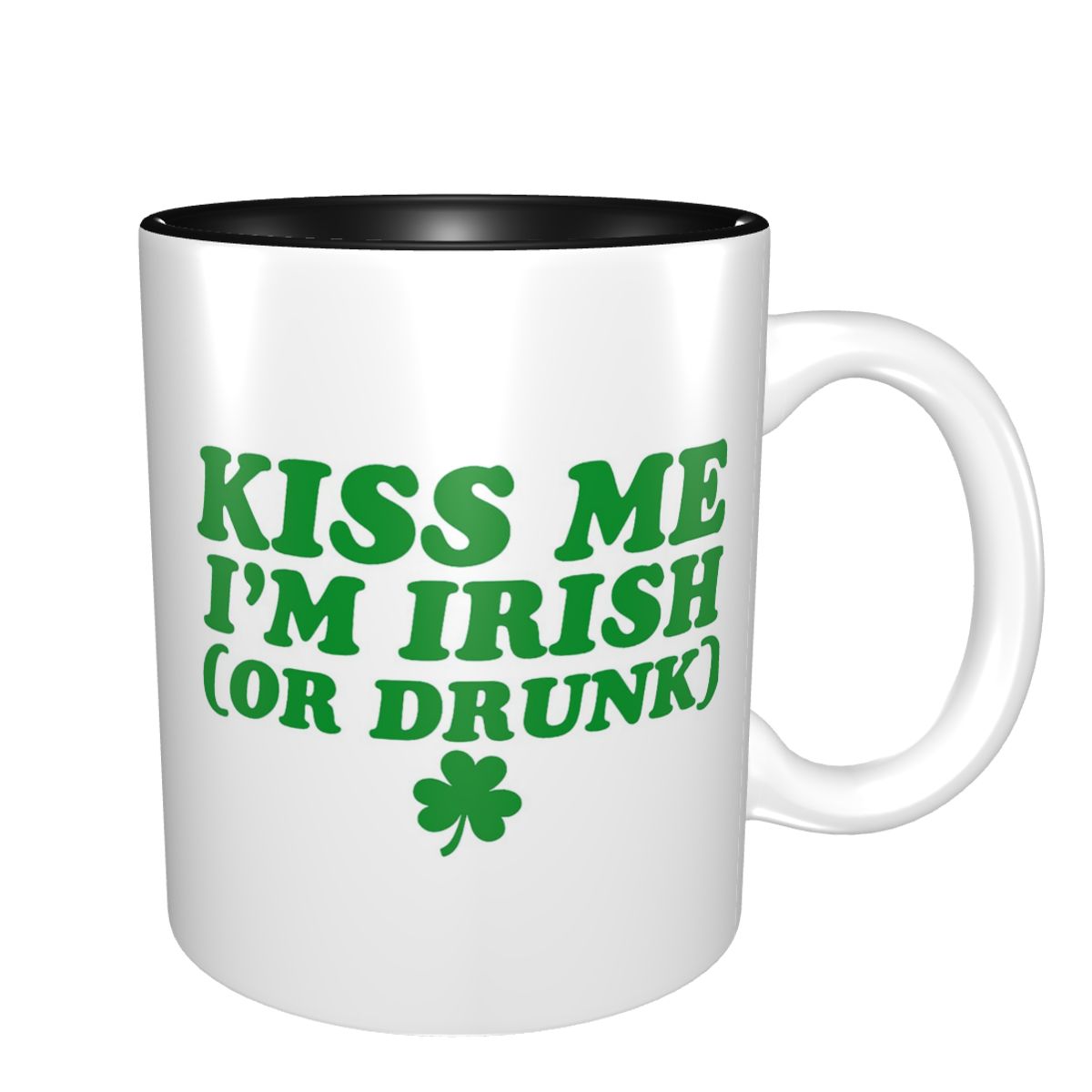 Kiss Me I'm Irish Mug Funny Ce - Coffee Tea Me 评论和价格