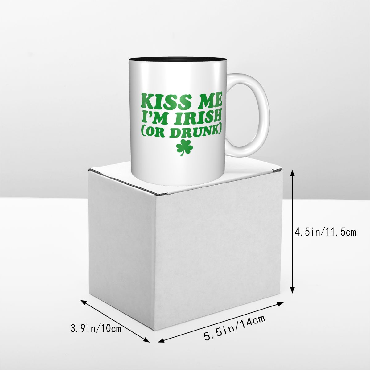 Kiss Me I'm Irish Mug Funny Ce - Coffee Tea Me 评论和价格