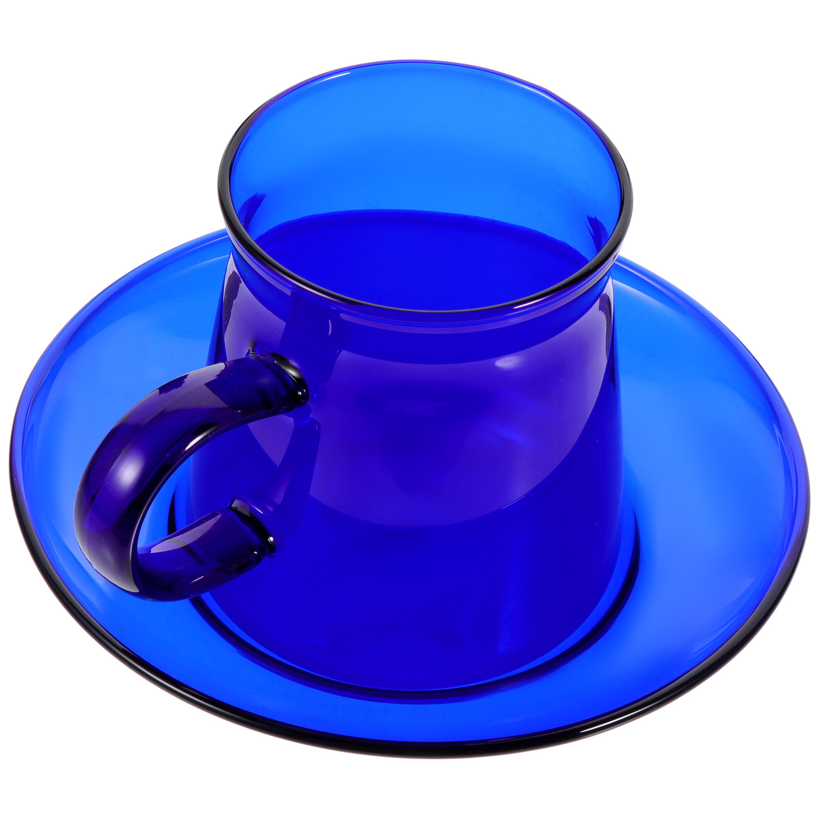 1Set Retro Glass Coffee Cup an - Water Tea And Coffee 评论和价格