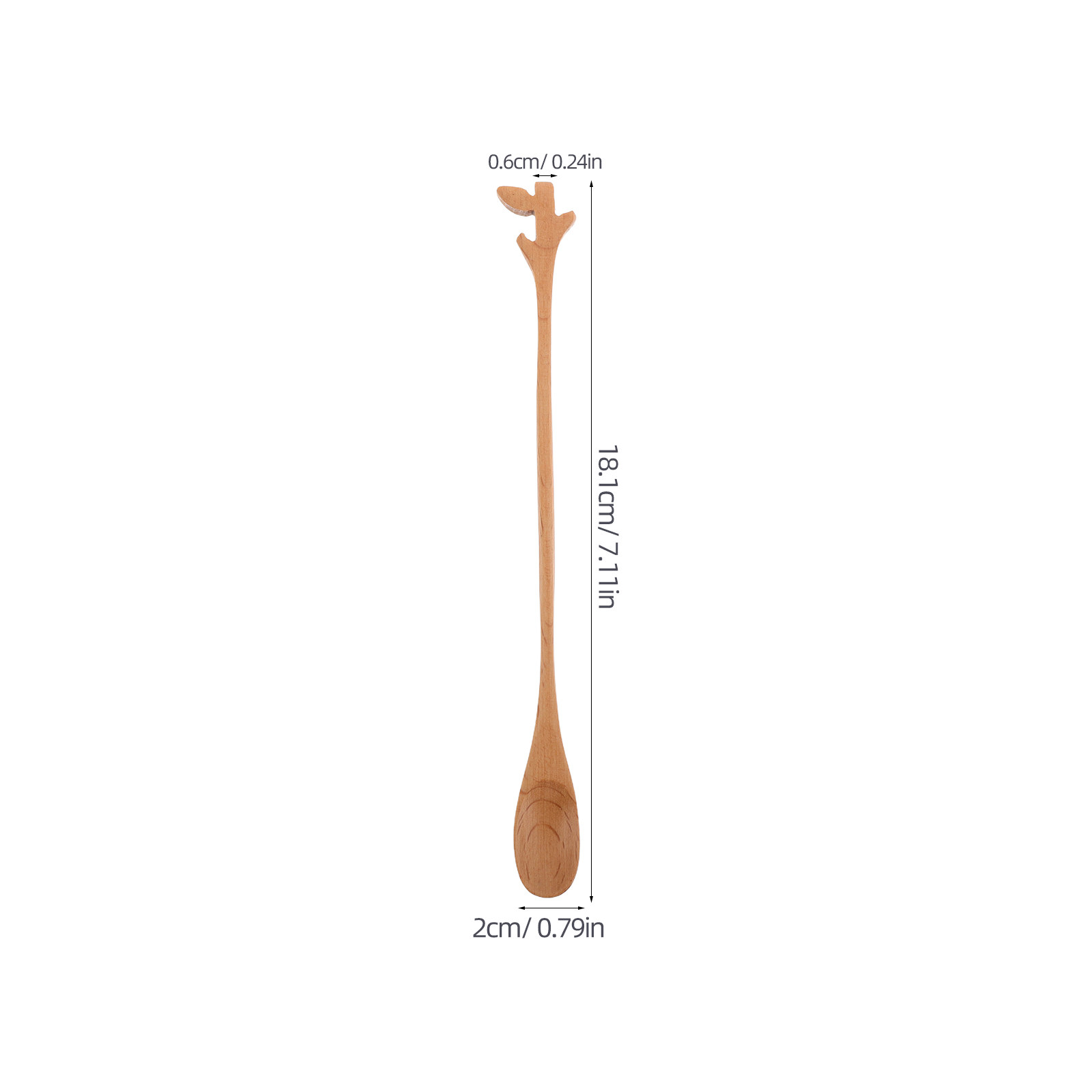 Wood Coffee Spoon Natural Wood - Tea Coffee Utensils 评论和价格