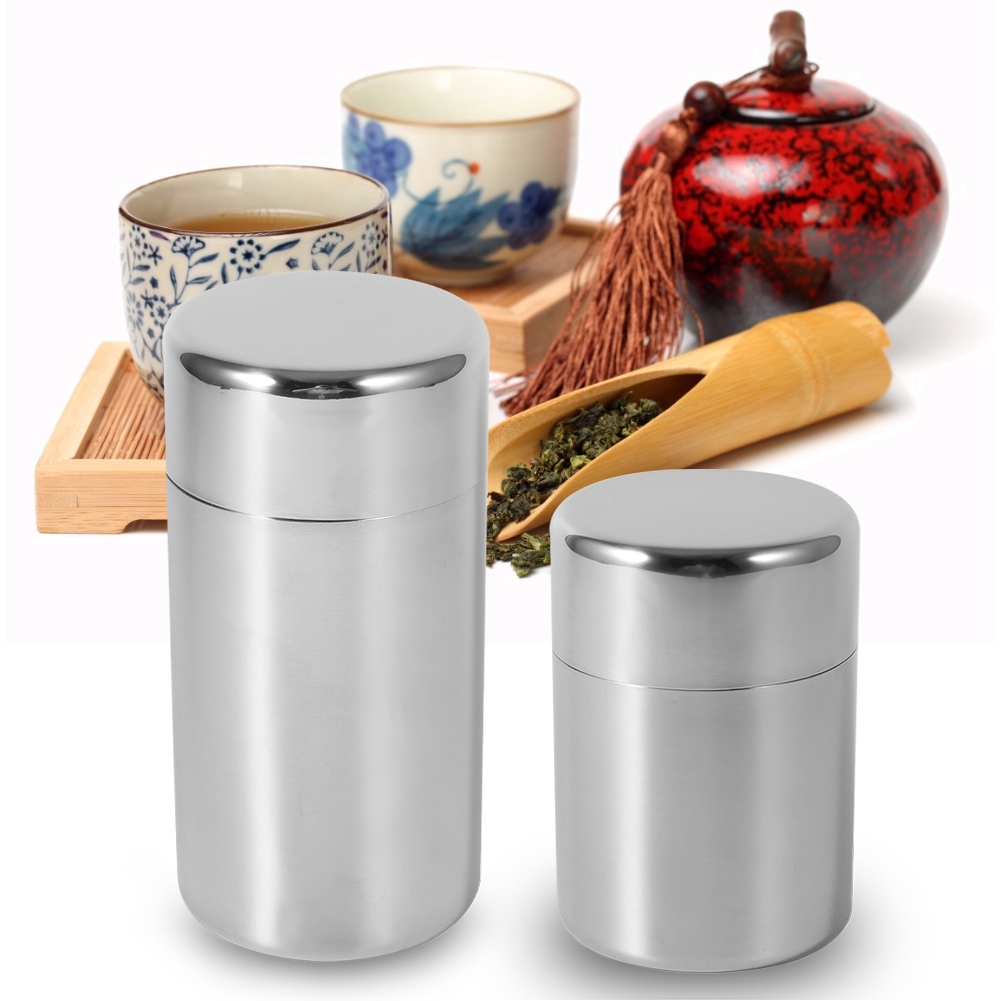 Stainless Steel Tea Leaf Tins  - Coffee Tea Sugar 评论和价格