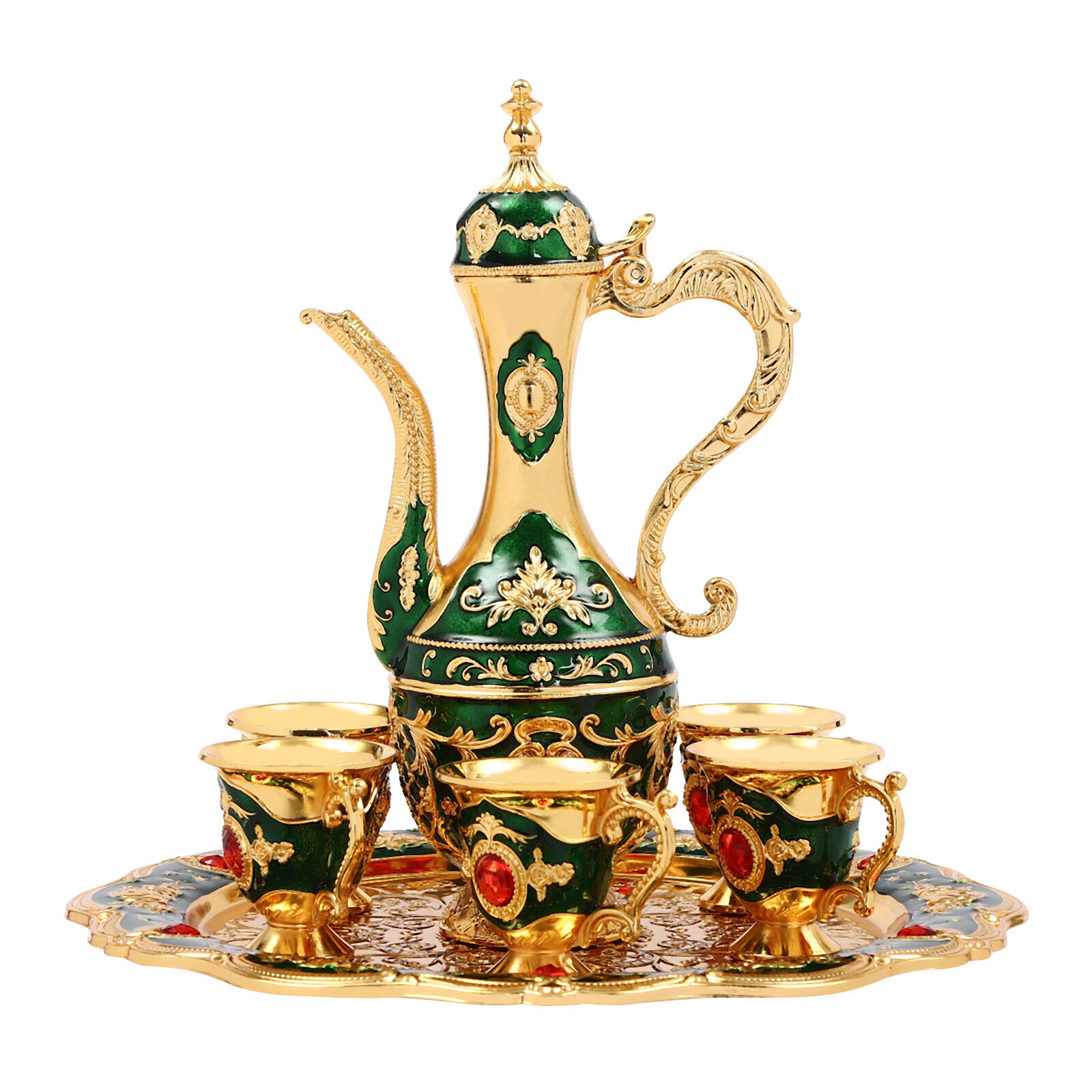 Turkish Tea Set Vintage Turkis - Tea Coffee Pot Set 评论和价格