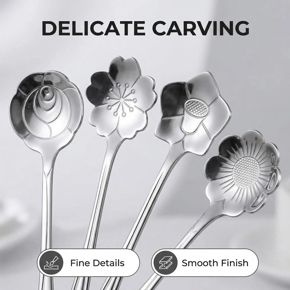 10-Pack Stainless Steel Small  - Tea Coffee Utensils 评论和价格