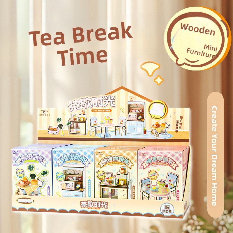ature Wooden Furniture Set for - Coffee Tea Break 评论和价格