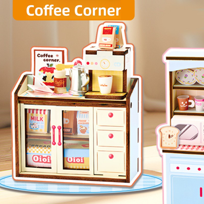 ature Wooden Furniture Set for - Coffee Tea Break 评论和价格