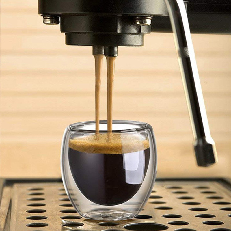 Double Walled Glass Coffee Mug - Tea Coffee Pot Set 评论和价格