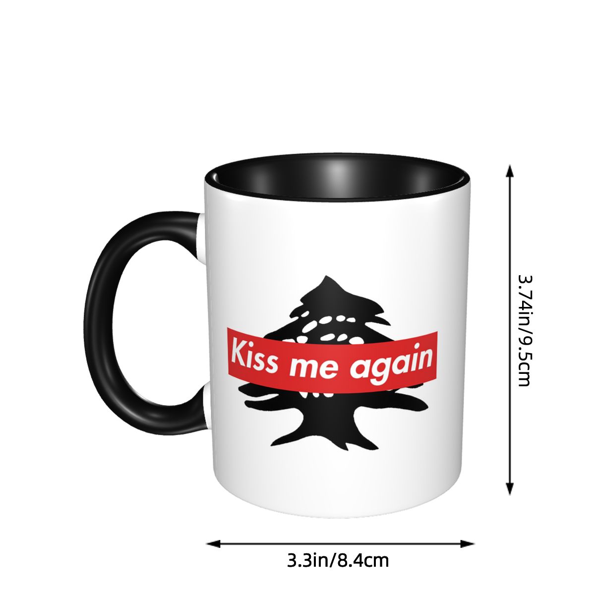 Lebanon Flag Lebanese Kiss Me  - Coffee Tea Me 评论和价格