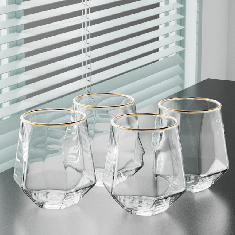 320ml 4pcs Set Hexagonal Cup W - Tea Coffee Utensils 评论和价格