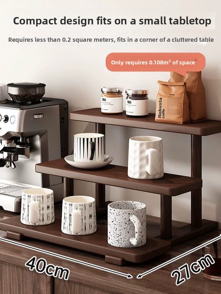 Luxury Wooden Cup Holder Deskt - Coffee Tea Break 评论和价格