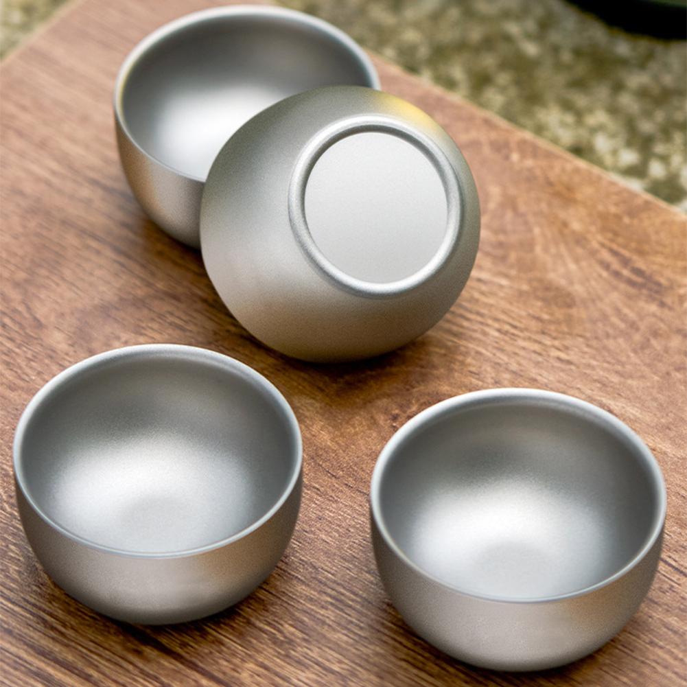 D2 Pure Titanium Double-layer  - Tea Coffee Pot Set 评论和价格