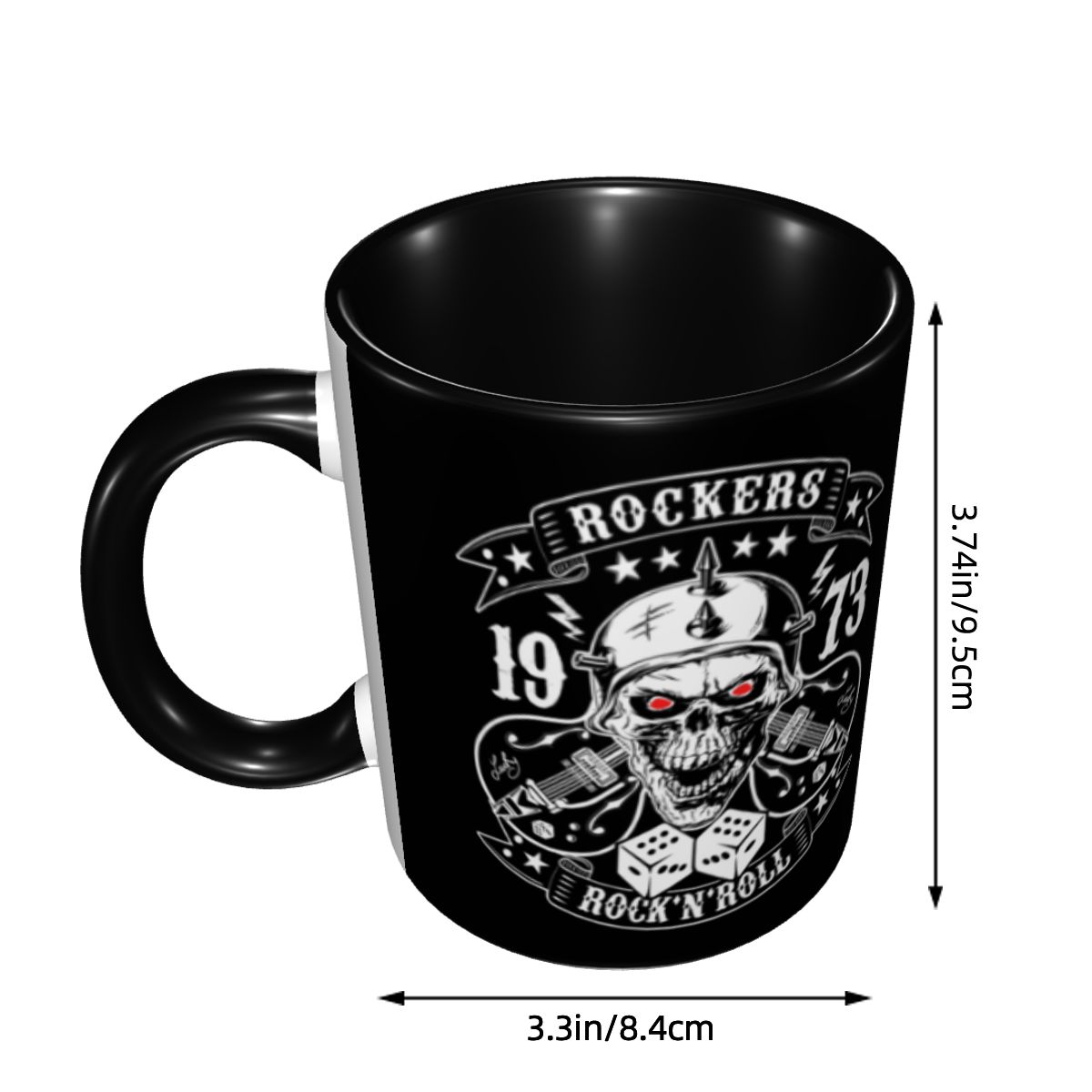 Personalized Rockabilly Rock S - Water Tea And Coffee 评论和价格