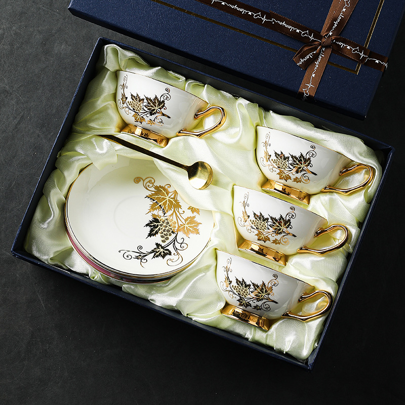 Coffee Cup Small Exquisite Set - Tea Coffee Utensils 评论和价格