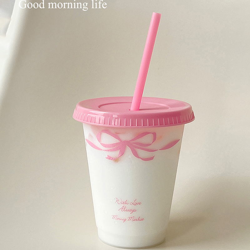 Kawaii Water Cup With Lid Stra - Coffee Tea Equipment 评论和价格